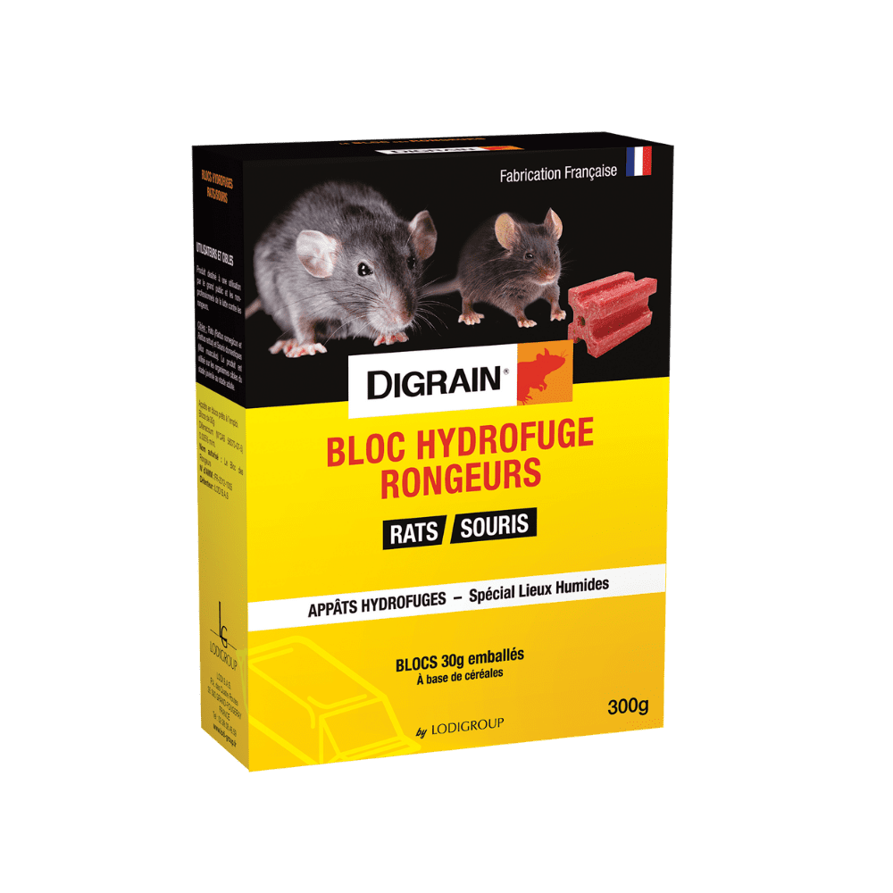 Bloc Hydrofuge contre les Rongeurs Digrain